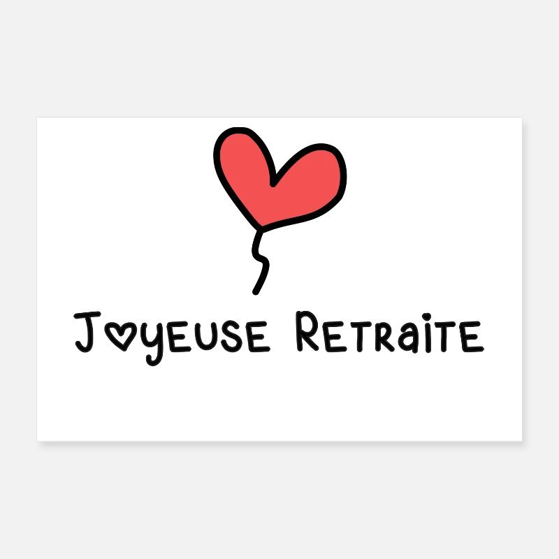 RETIREMENT Poster 12" x 8" (30x20 cm)
