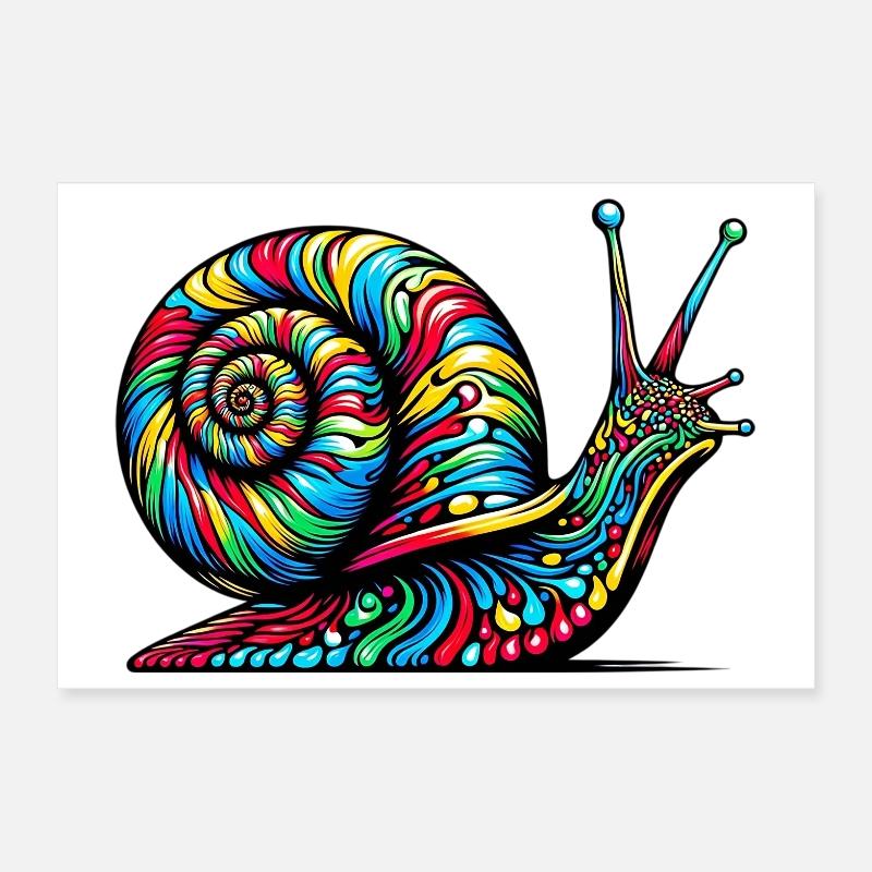Escargot Poster 30 x 20 cm