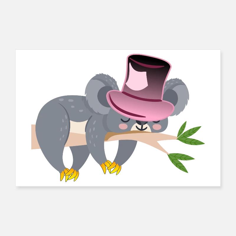 KOALA BEAR - DORMIR Poster 30 x 20 cm