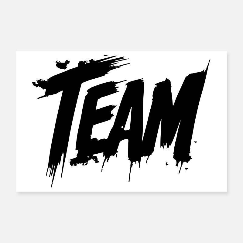 Team Gruppe Poster 30x20 cm