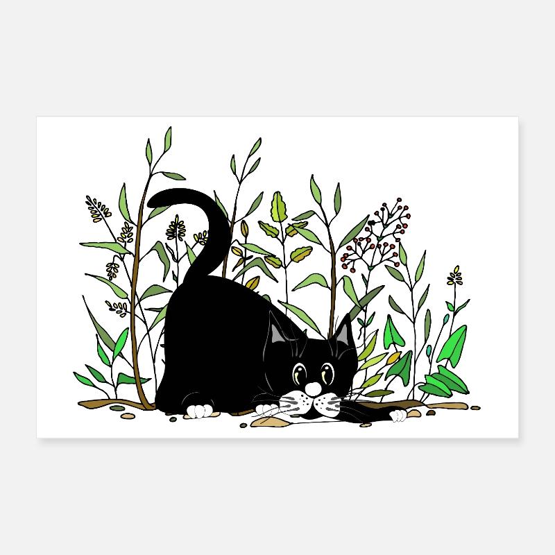 chat Poster 30 x 20 cm