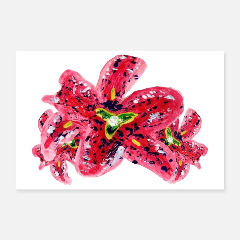 Lilien Poster 30x20 cm