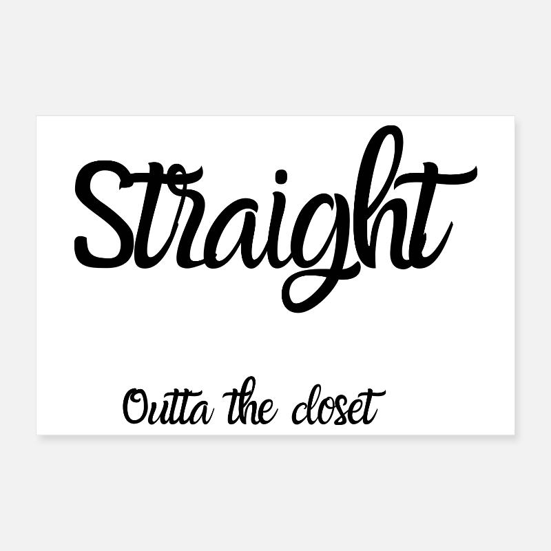 Design qui sort du placard Poster 30 x 20 cm