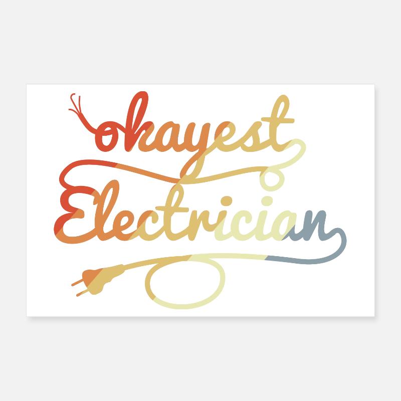 Blague d’électricien Poster 30 x 20 cm