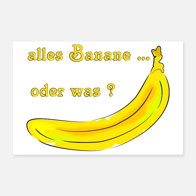 Banane Poster 30 x 20 cm