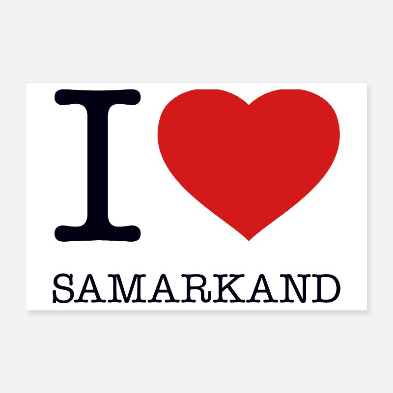 J’ADORE SAMARCANDE Poster 30 x 20 cm