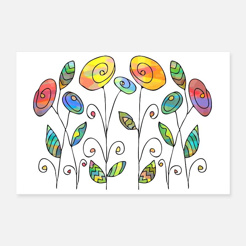 Fleur Poster 30 x 20 cm