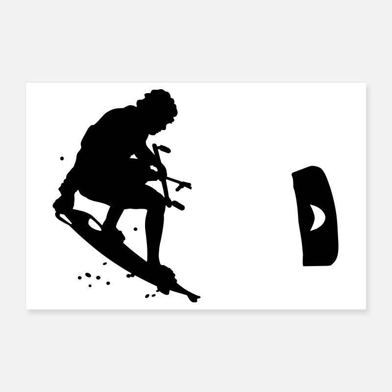 Kitesurf Poster 30 x 20 cm