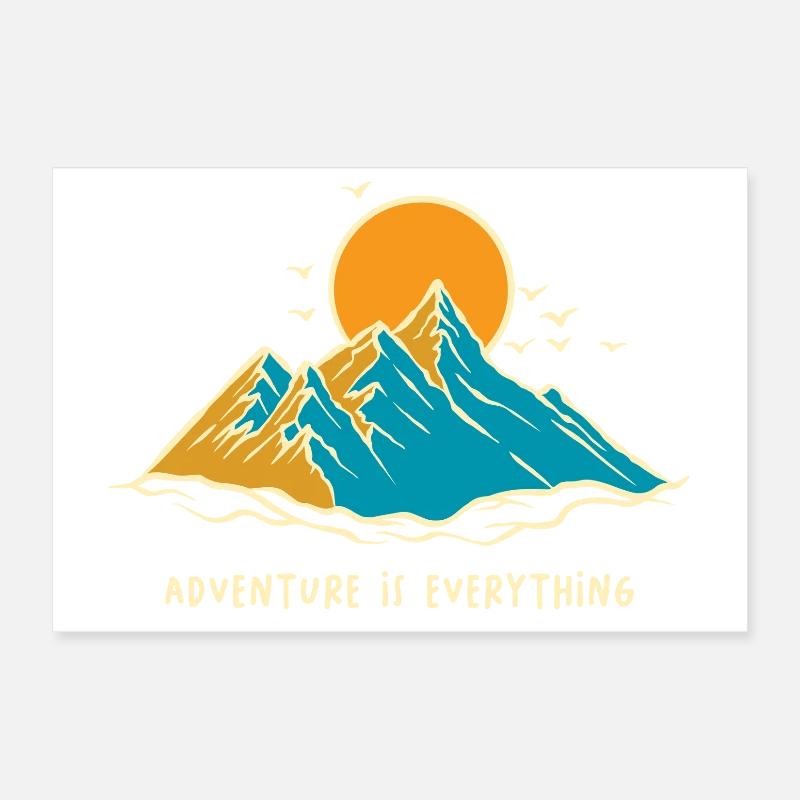 L’aventure, c’est tout, Shirt Poster 30 x 20 cm