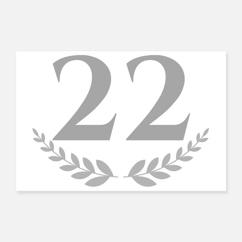 22 Poster 30 x 20 cm