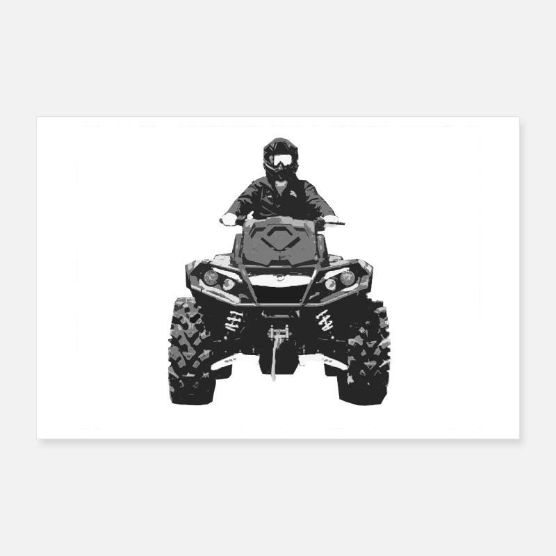 Quad 4x4 Poster 30x20 cm