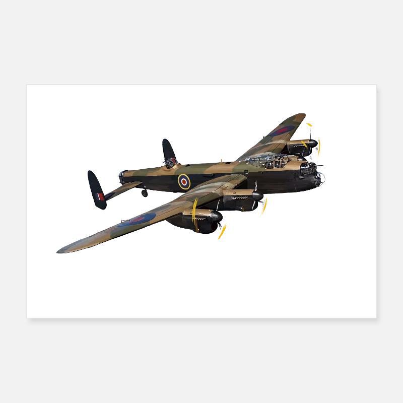 Avro Lancaster Poster 12" x 8" (30x20 cm)