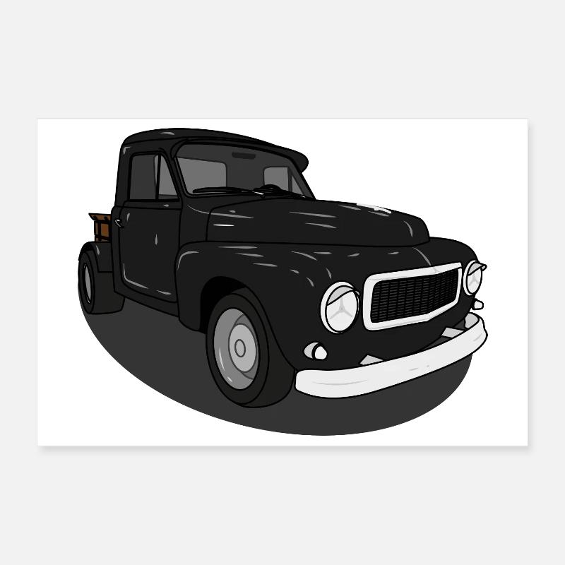 Duo Noir Poster 30 x 20 cm