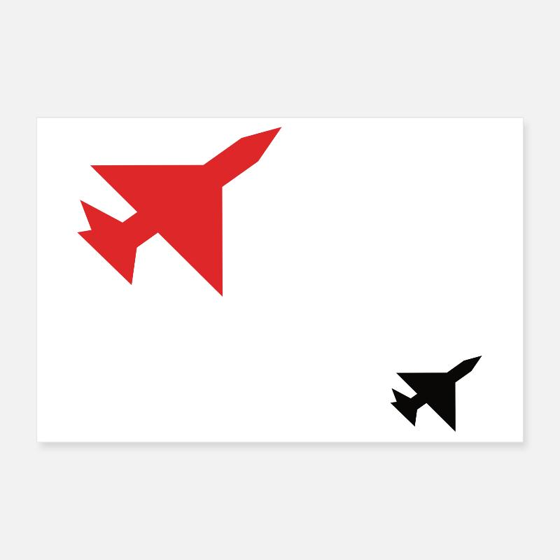 Jet Shadow Poster 30 x 20 cm