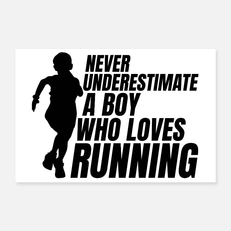 Garçon de course Poster 30 x 20 cm