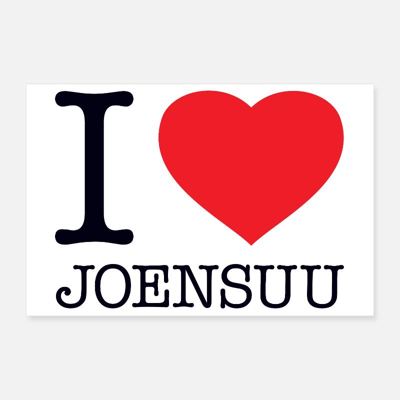 J’AIME JOENSUU Poster 30 x 20 cm