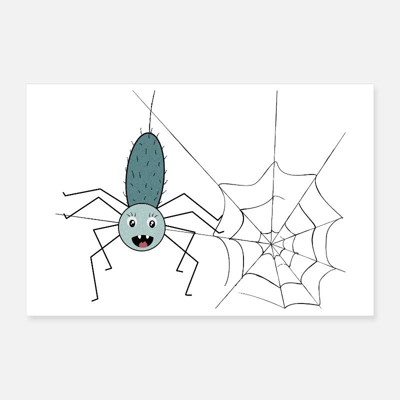Spinnfried die Spinne Poster 30x20 cm