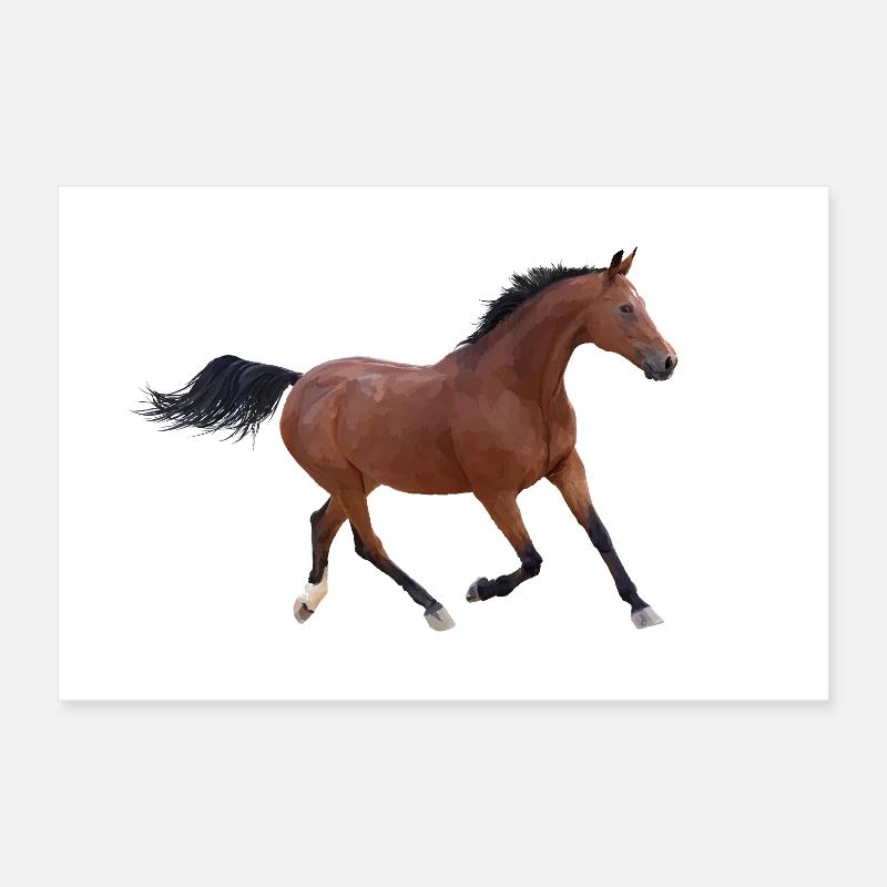 Cheval Poster 30 x 20 cm