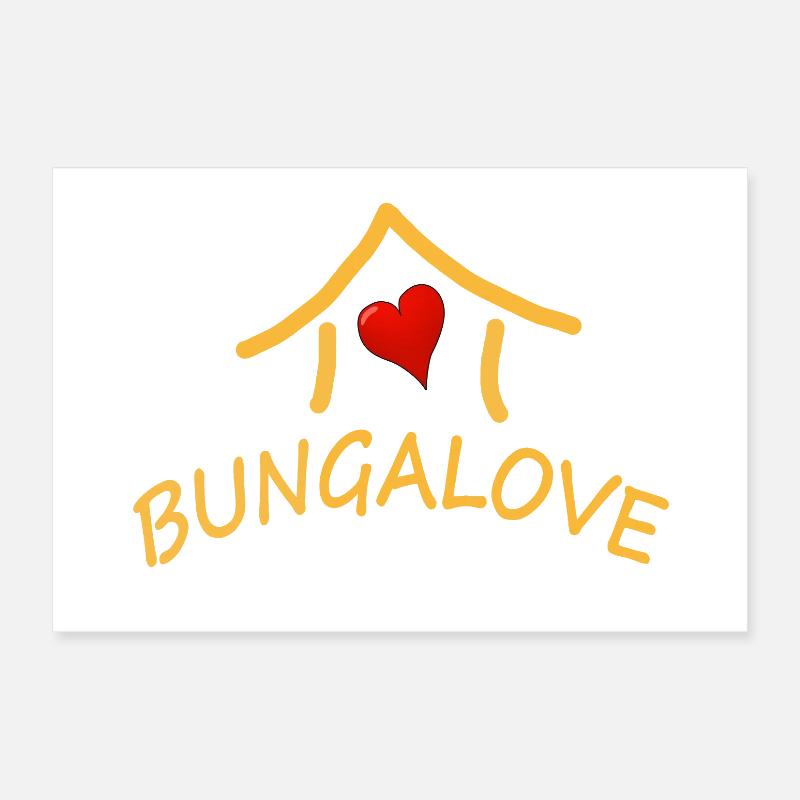 BUNGALOVE Poster 30 x 20 cm