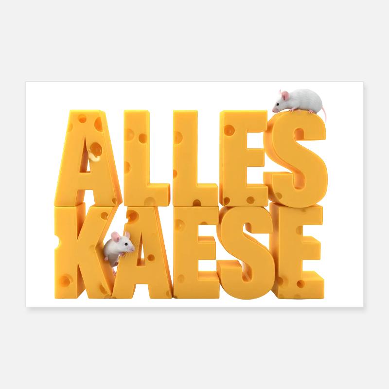Tous les fromages Poster 30 x 20 cm