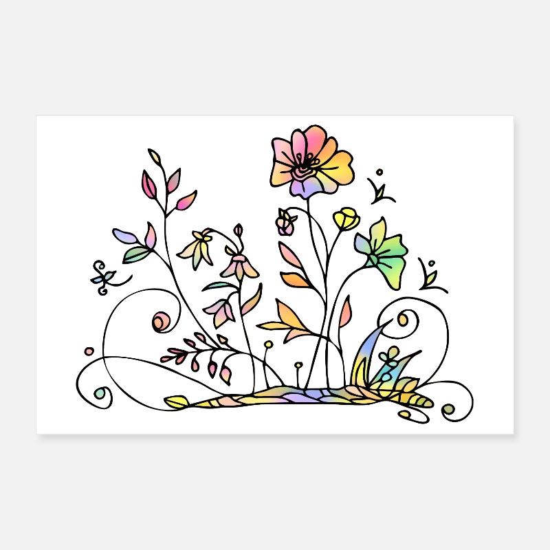 Fleur Poster 30 x 20 cm