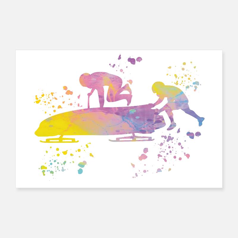 Bob Team Anschieber Bob Poster 30x20 cm