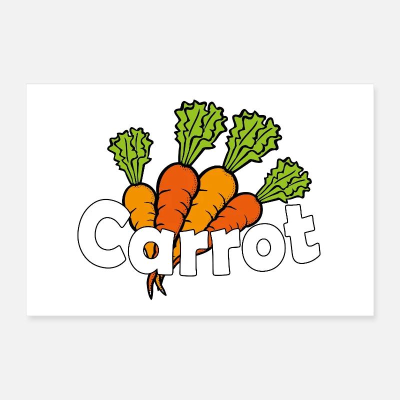 CAROTTE Poster 30 x 20 cm