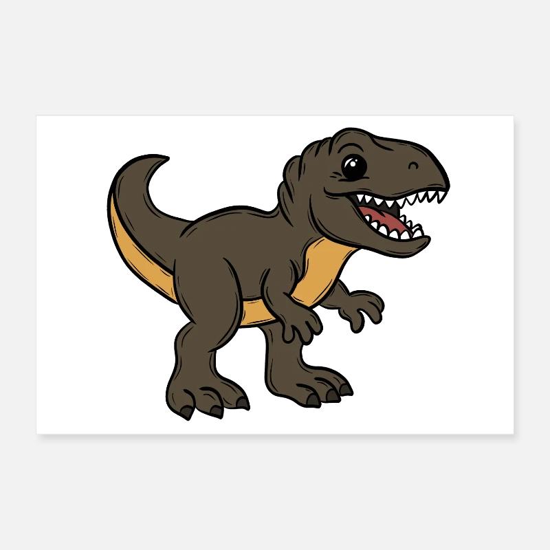 Dinosaurier  Poster 30x20 cm