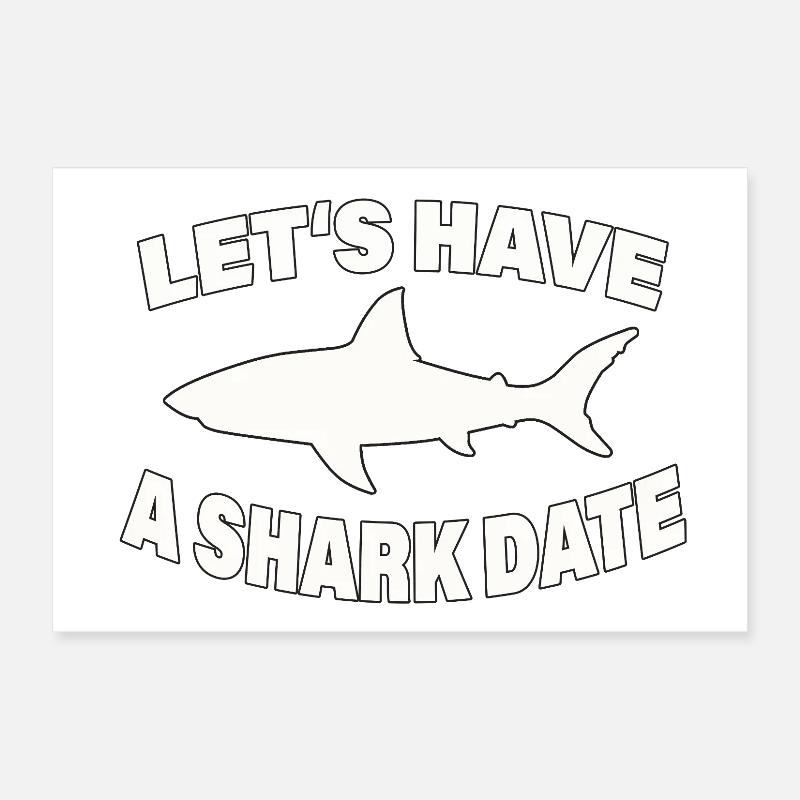 RENDEZ-VOUS DU REQUIN Poster 30 x 20 cm