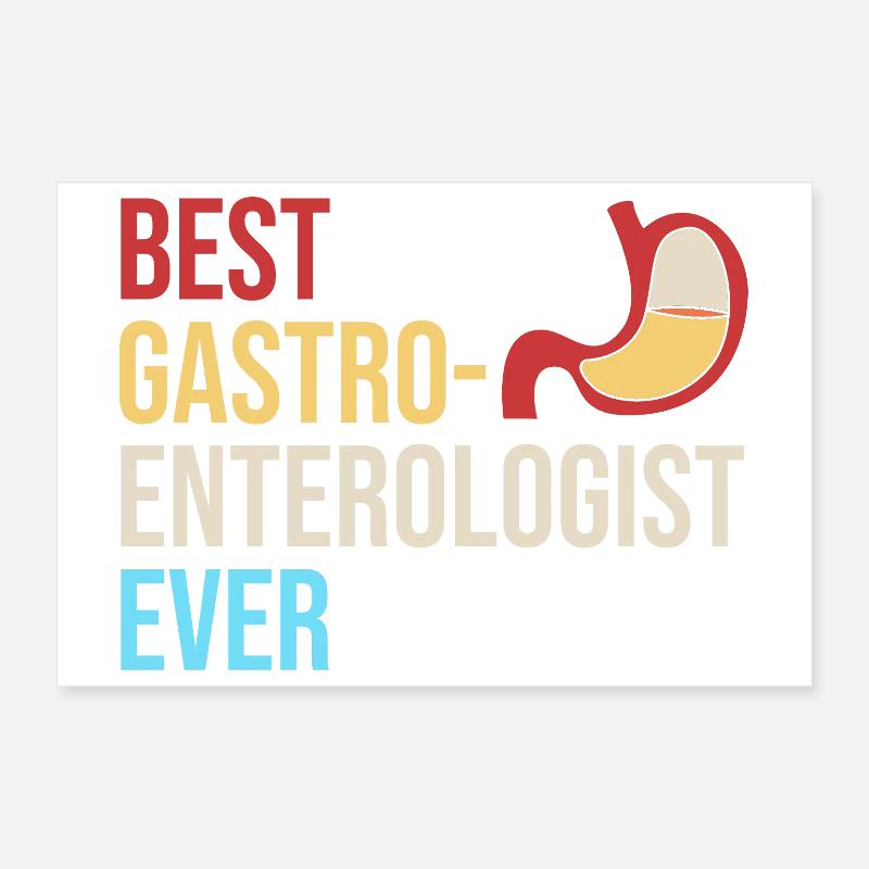 Gastroenterology Poster 12" x 8" (30x20 cm)