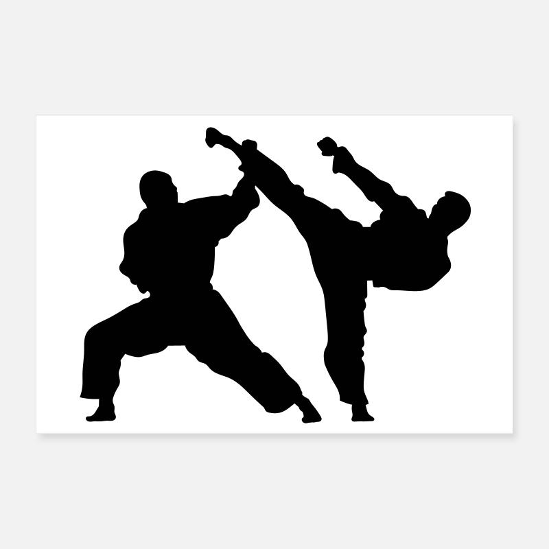 karate Poster 30 x 20 cm