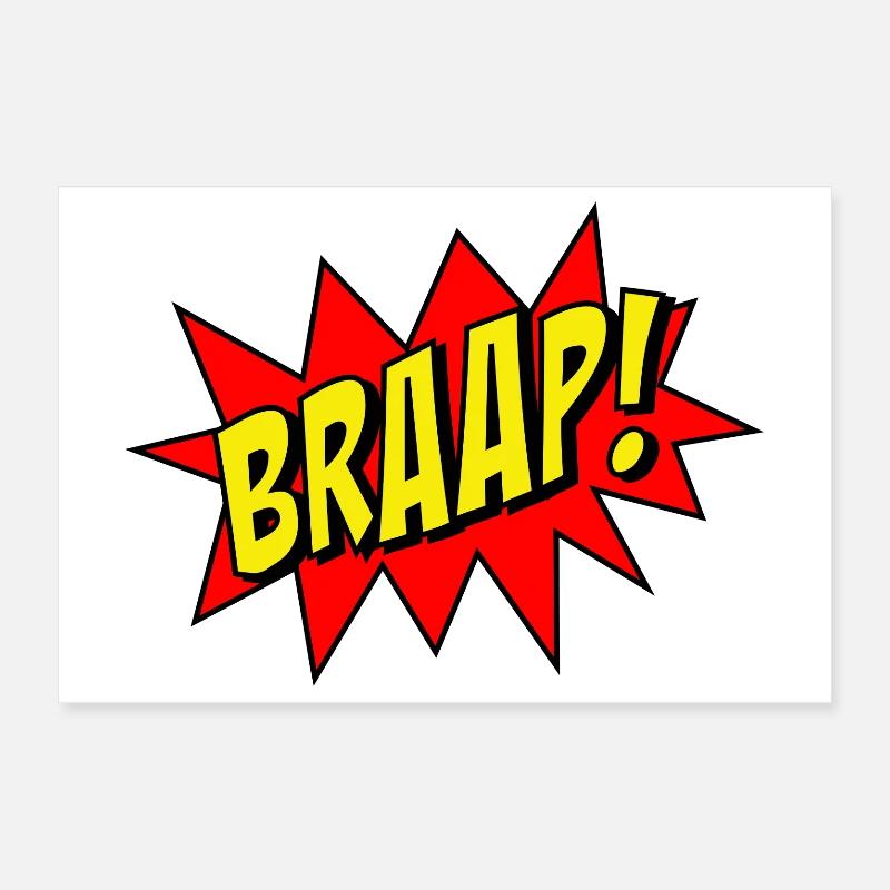 BRAAP! Poster 30 x 20 cm