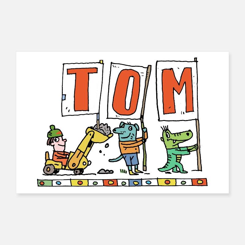 TOM hat Geburtstag Poster 30x20 cm