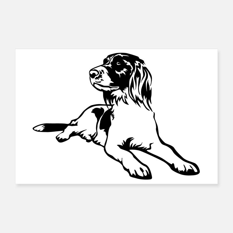 Münsterländer Poster 30x20 cm