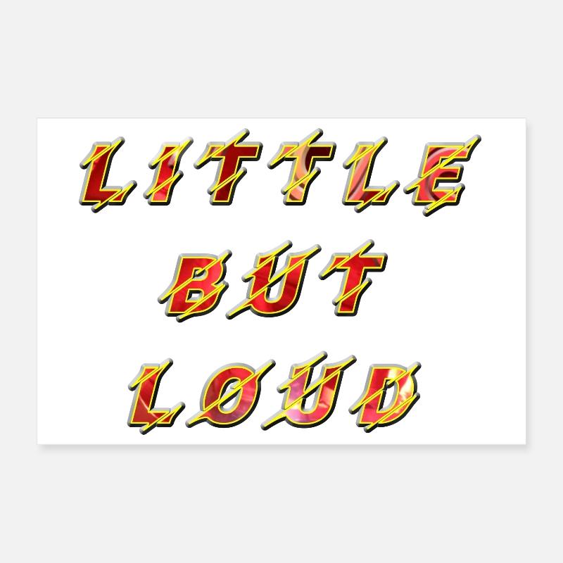 Petit mais bruyant bébé hurleur sans enfant Poster 30 x 20 cm