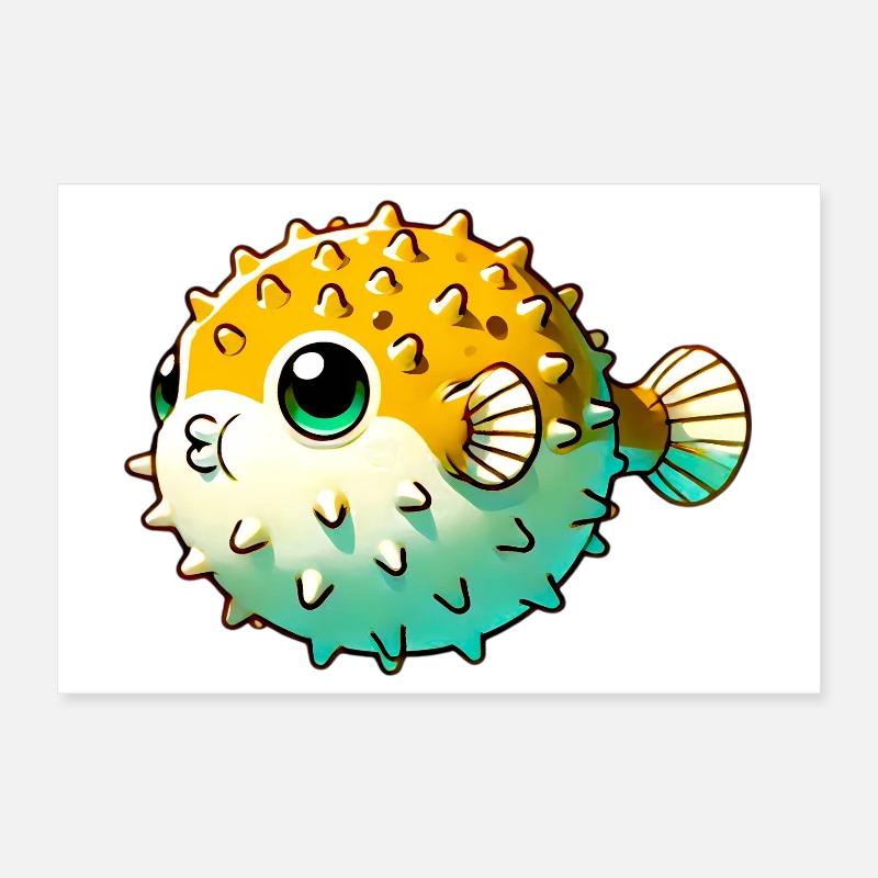 Blowfish Poster 30 x 20 cm