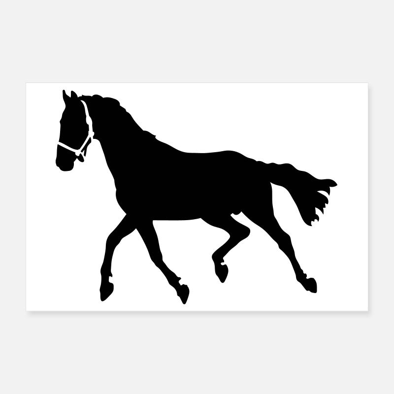 Cheval Poster 30 x 20 cm