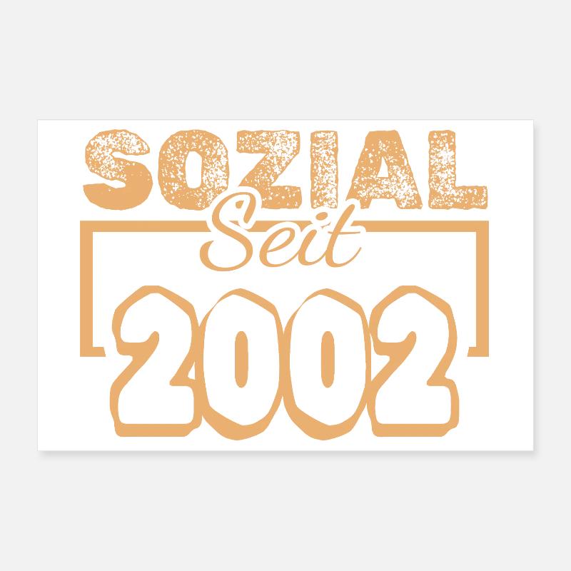 Social Worker 2002 Poster 12" x 8" (30x20 cm)