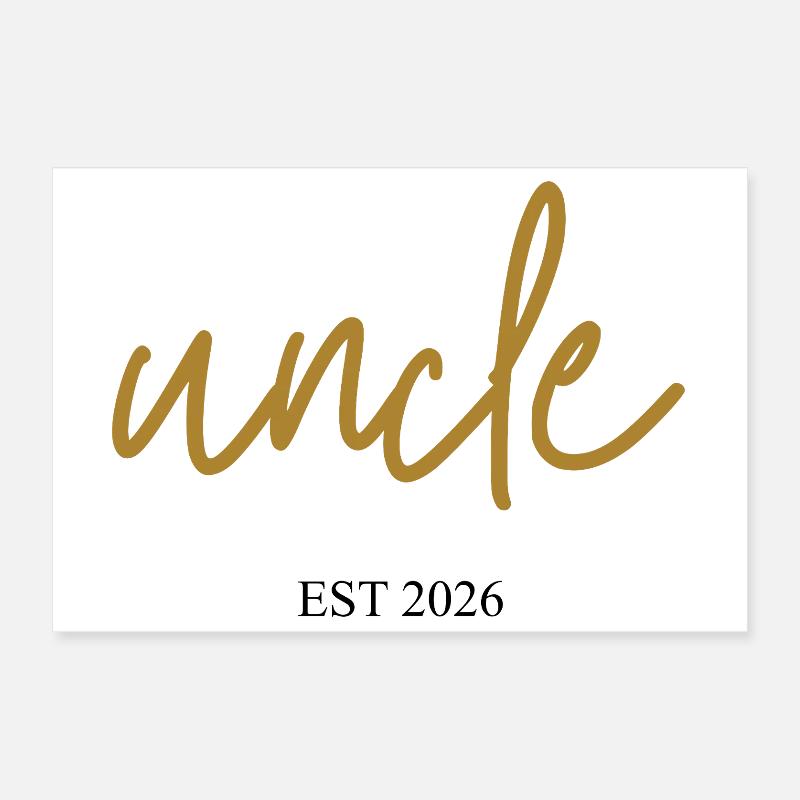Onkel EST 2026 Poster 30x20 cm