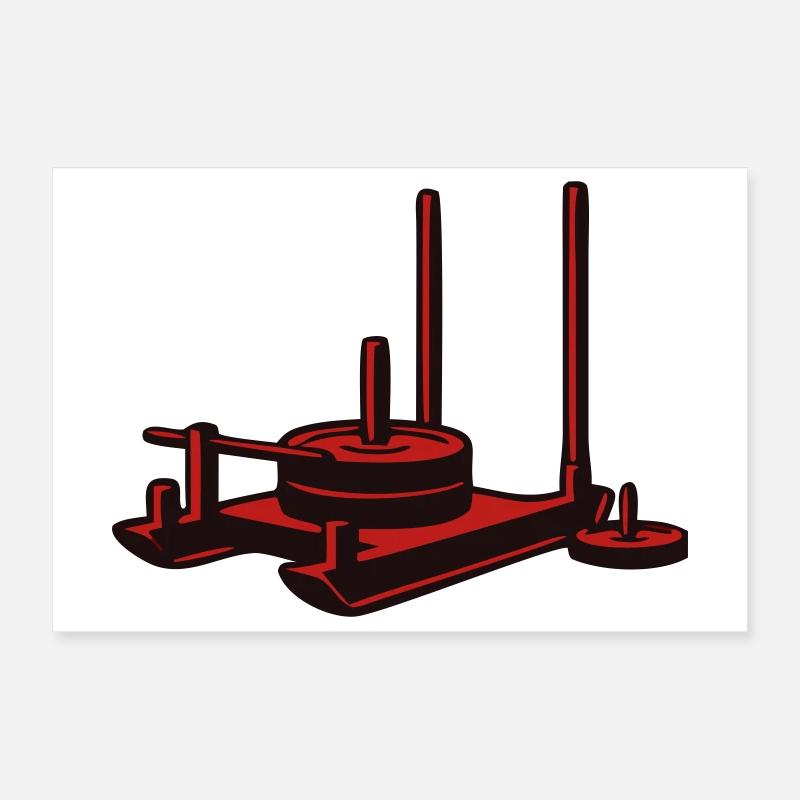 Gewichtsschlitten Prowler Gym Poster 30x20 cm
