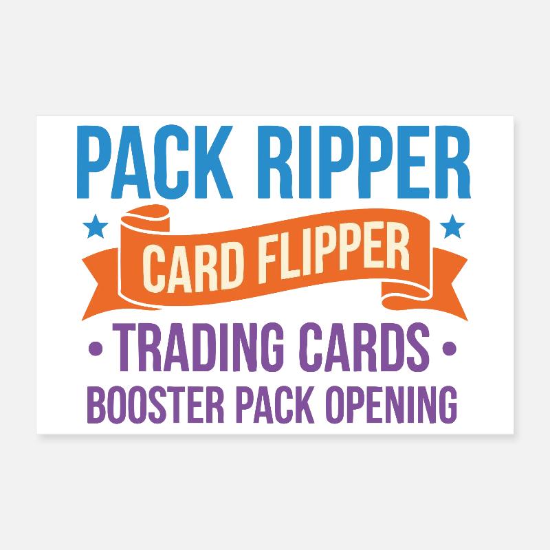 Pack Ripper Card Flipper Sammelkarten-Booster Poster 30x20 cm