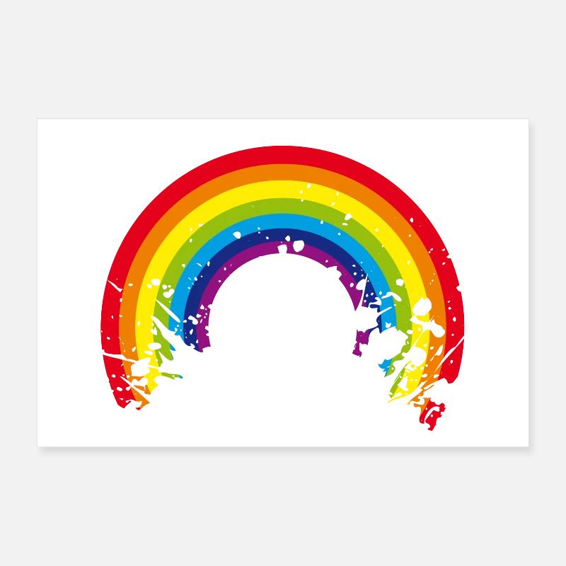 rainbow regenbogen Poster 30x20 cm