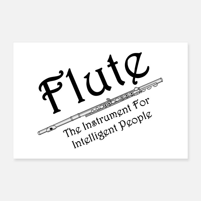 Intelligent Flute Poster 12" x 8" (30x20 cm)