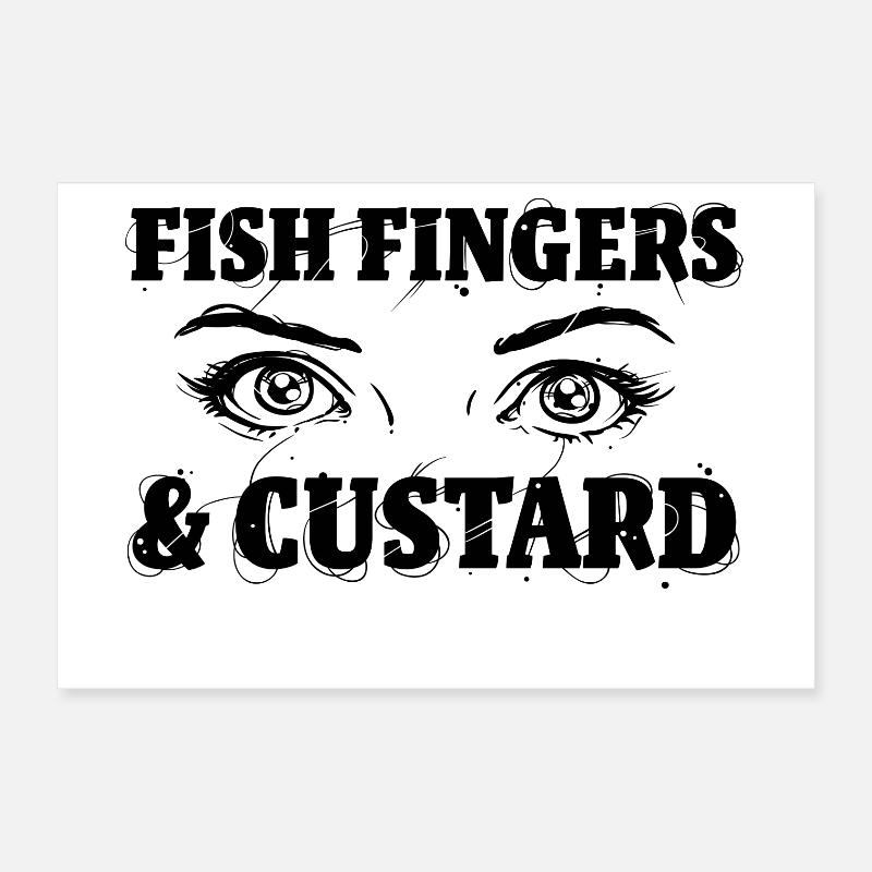Doigts de poisson Poster 30 x 20 cm