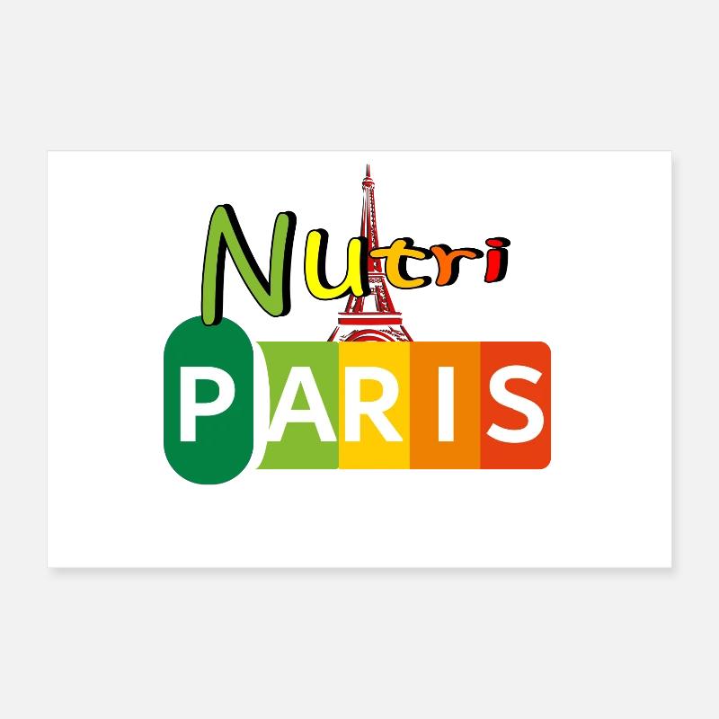 Nutri Paris Poster 30 x 20 cm
