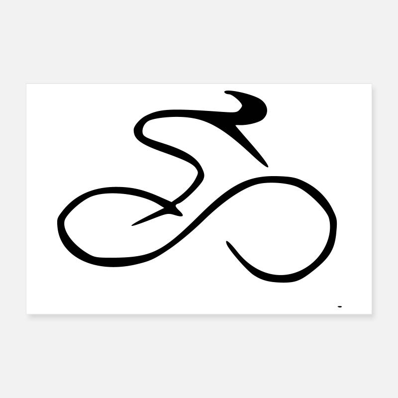 Racer Poster 12" x 8" (30x20 cm)