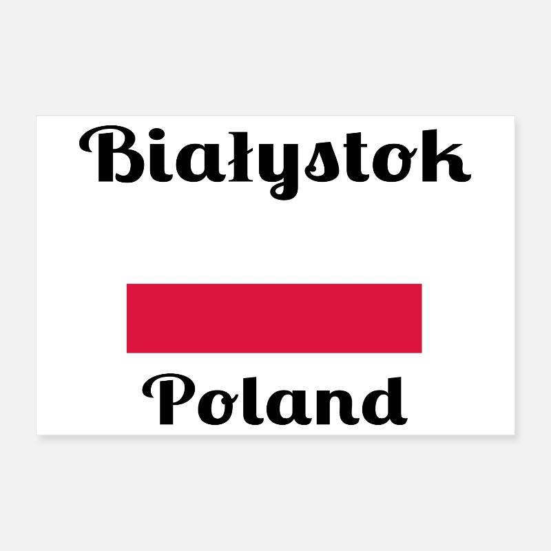 Białystok, Pologne - Imprimés élégants Poster 30 x 20 cm