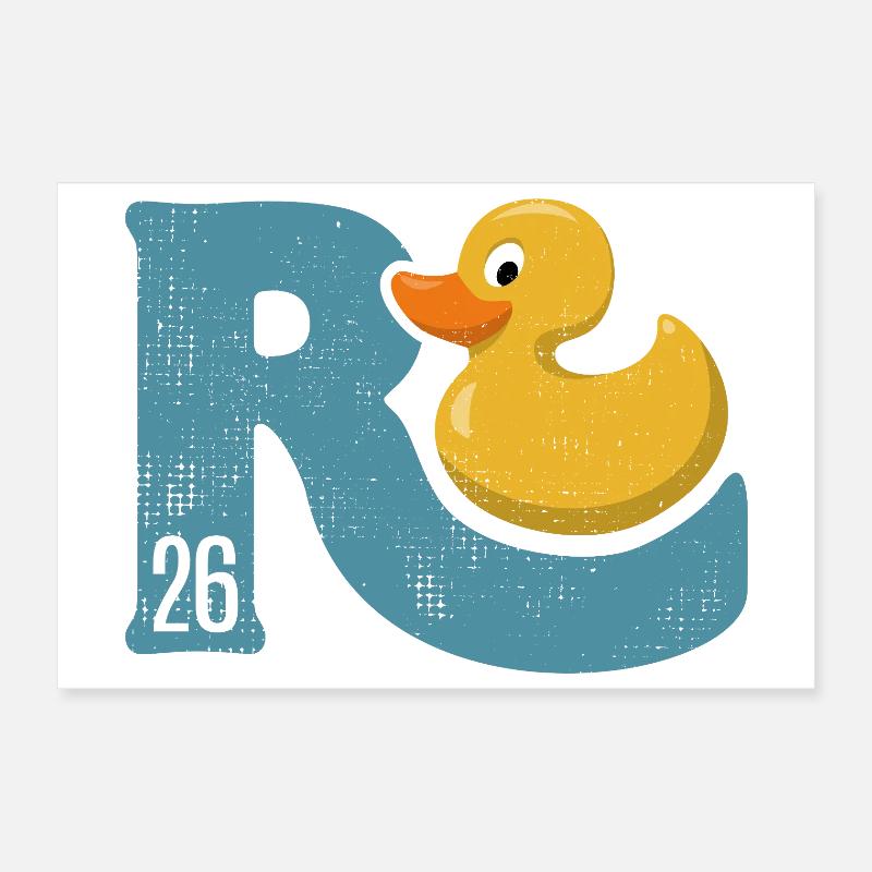 Rente de canard 2026 - Retraite - Rente Poster 30 x 20 cm