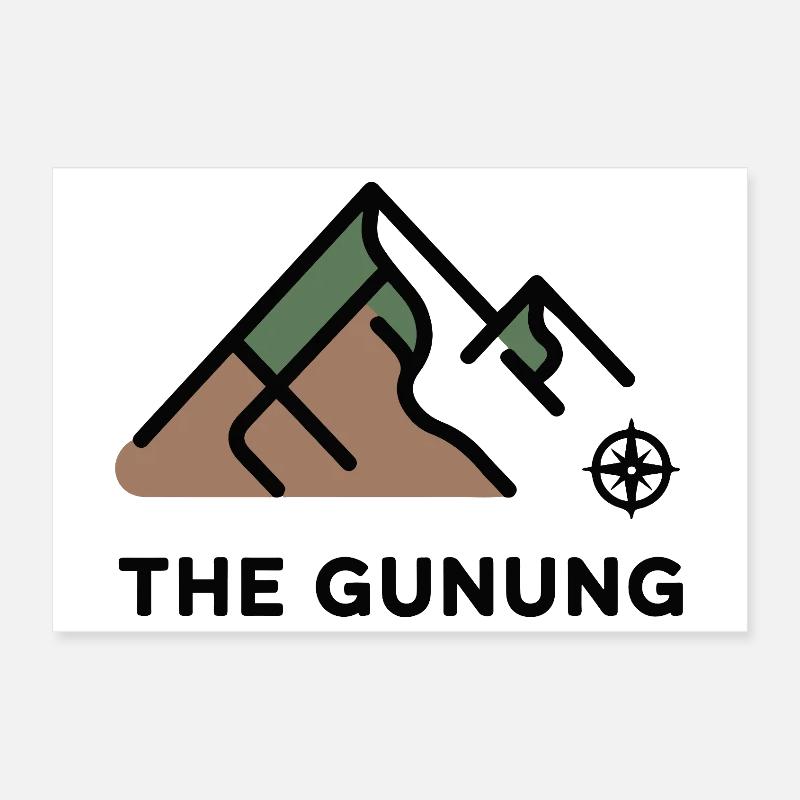 Aventure de Mountain Peak Poster 30 x 20 cm