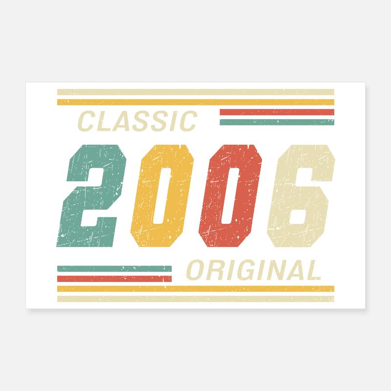 2006 - Classic original Poster 12" x 8" (30x20 cm)